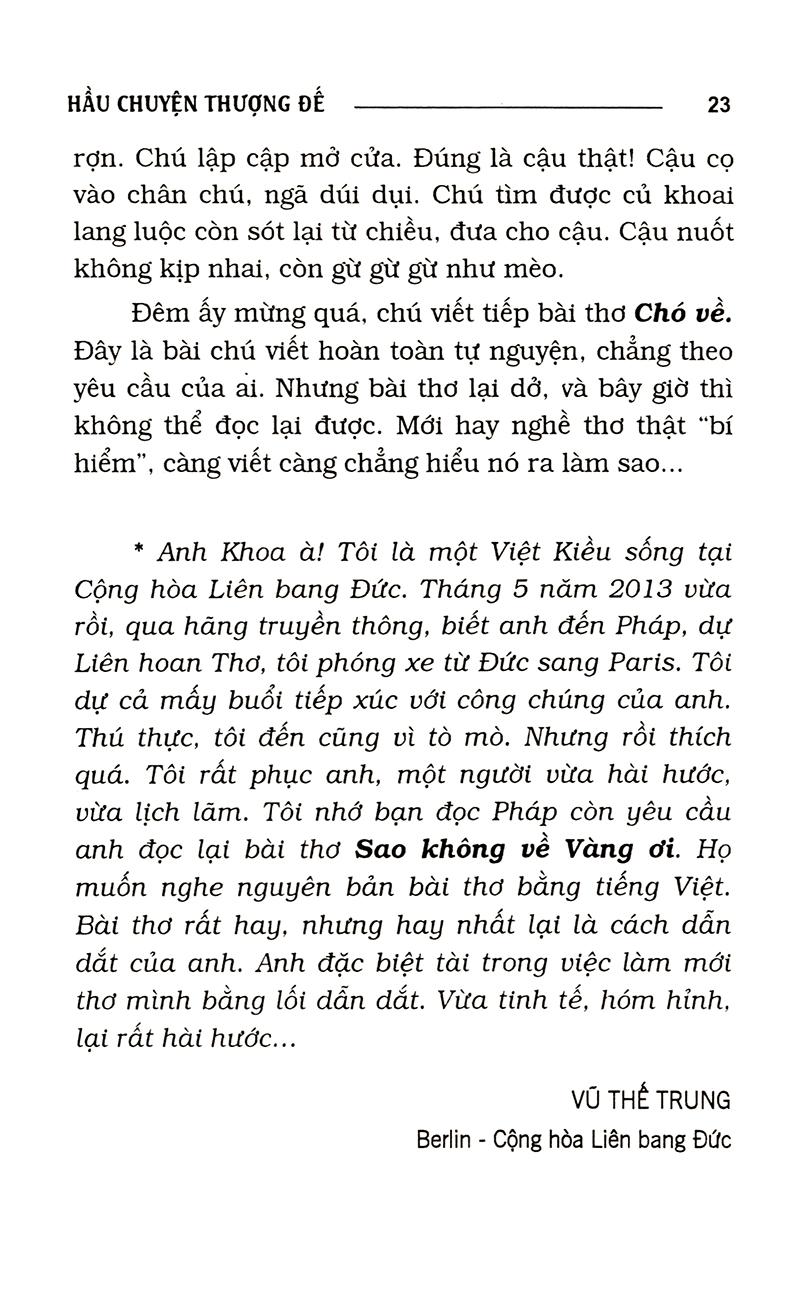 Hầu Chuyện Thượng Đế