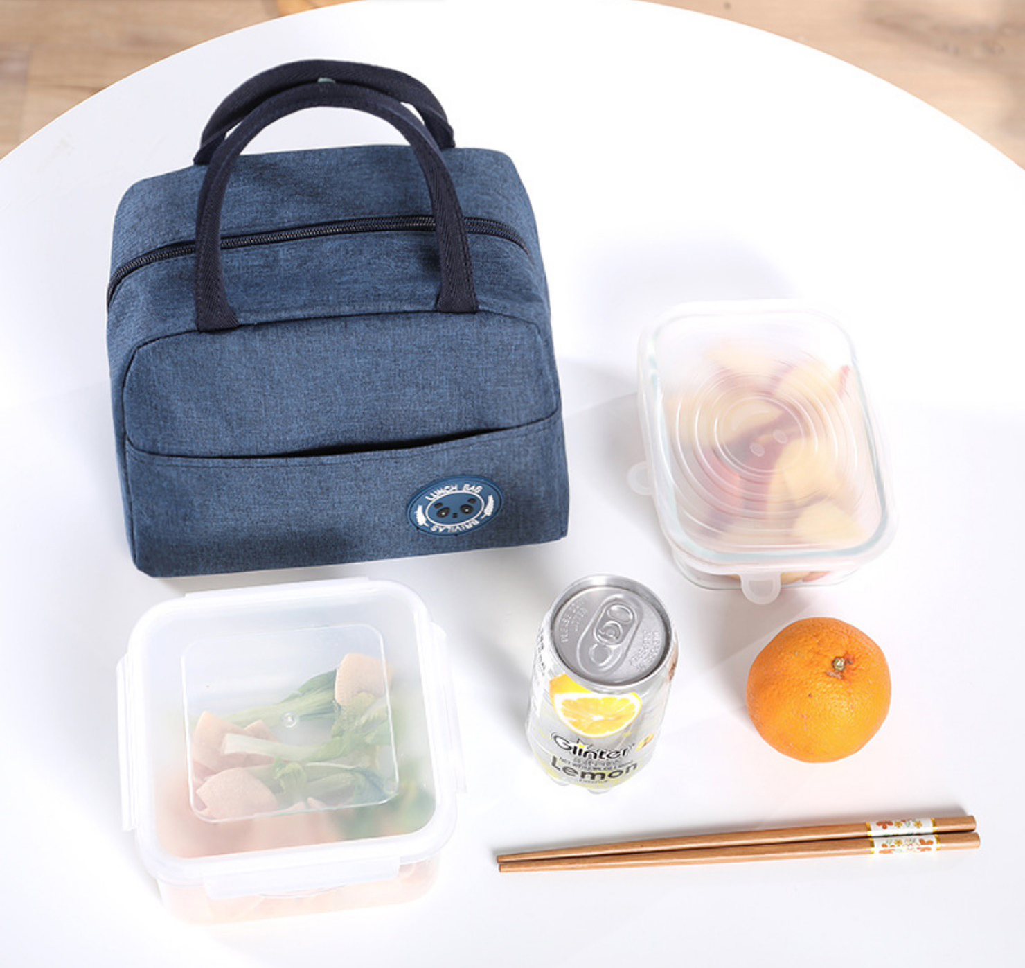 Túi đựng cơm thiết kế Hàn Quốc -  Lunch Bag | Có lớp bạc giữ nhiệt dễ vệ sinh