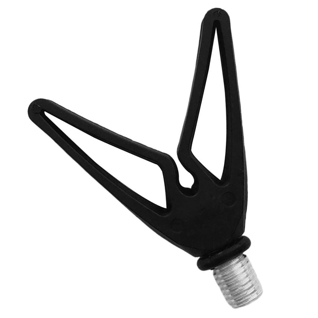 Fishing Rod Rest Holder Butt Pole Bracket M3/8 Head Thread Connector Model 1