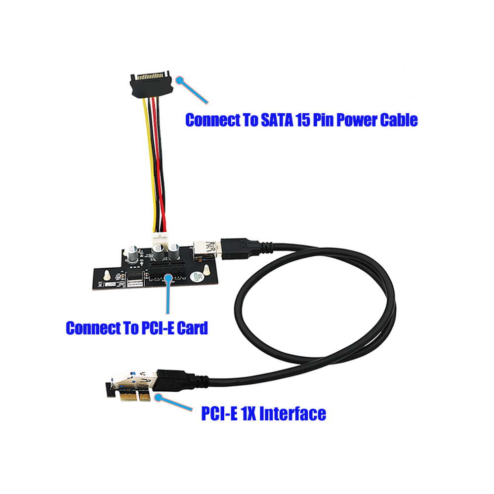 Dây Mở Rộng PCI Express Thẻ Mở Rộng PCI-E 1x To 1x / 4x / 8x / 16x