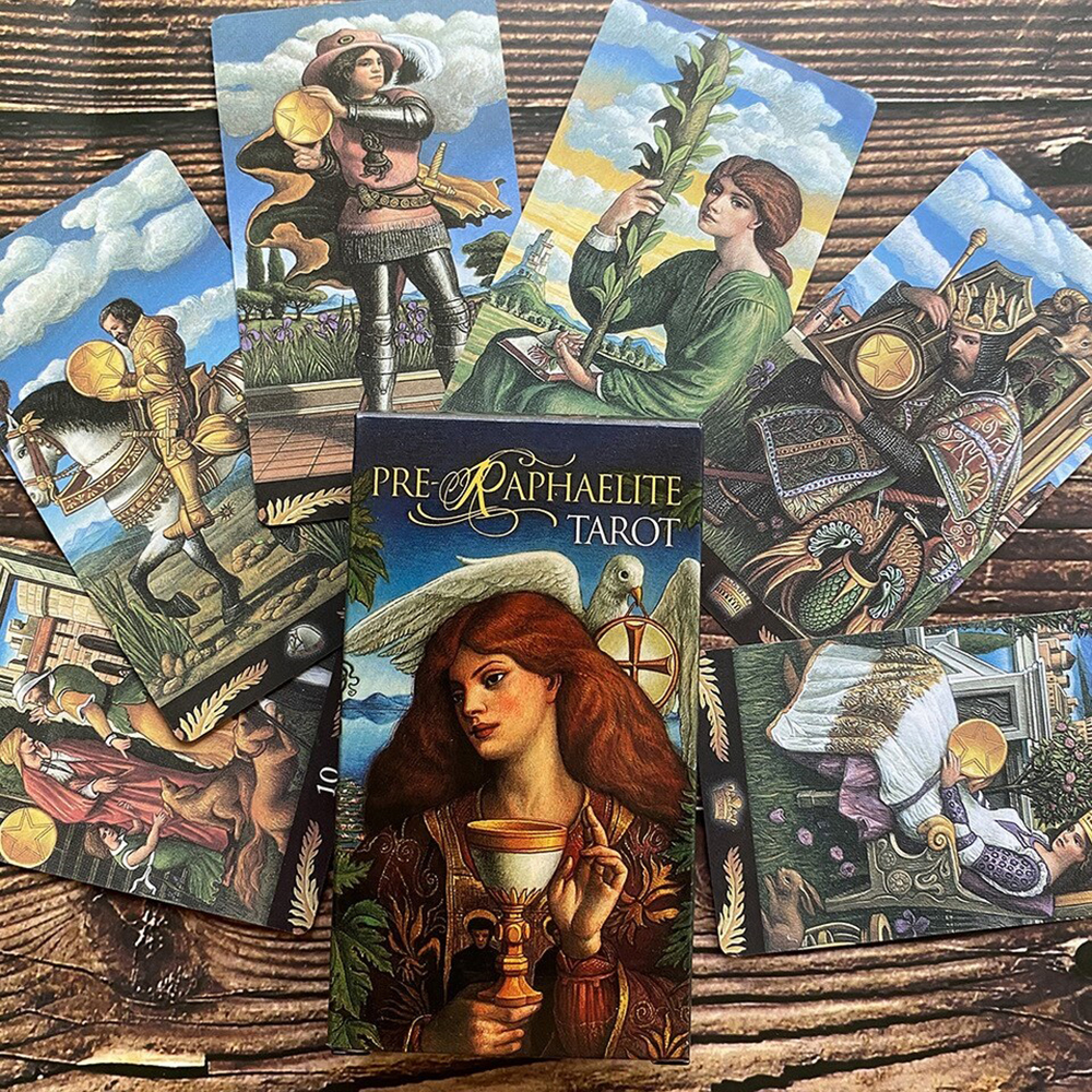 Bài Tarot Pre-Raphaelite 78 Lá Bài  Đá Thanh Tẩy