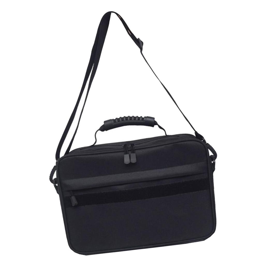 Fishing Reel Storage Bag Large Lure Line Hook Gear Box Tackle Case Holdall Black