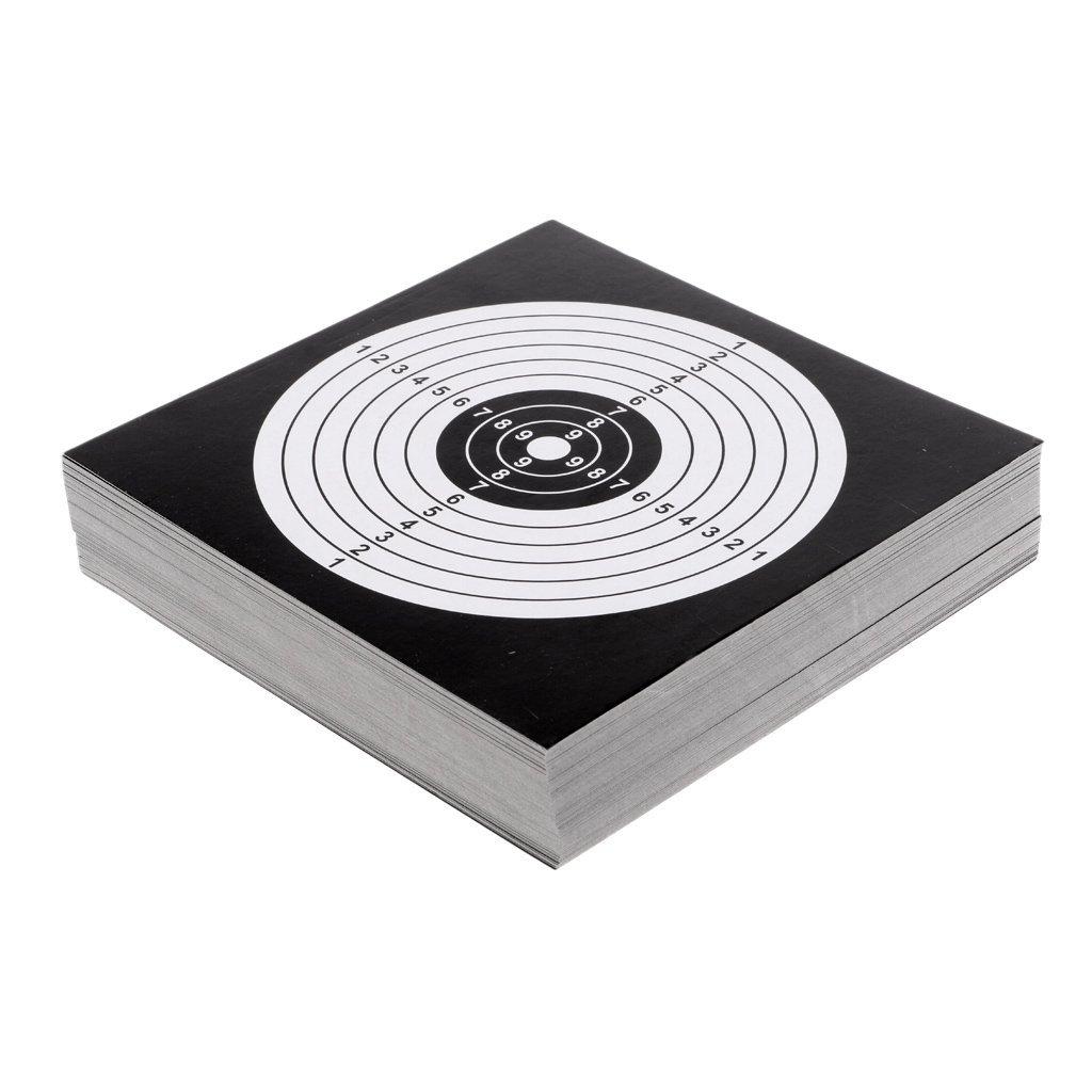 Nhắm mục tiêu bắn cung 14 cm x 14 cm Nhẫn giấy tiêu chuẩn quốc tế mục tiêu 100 mảnh