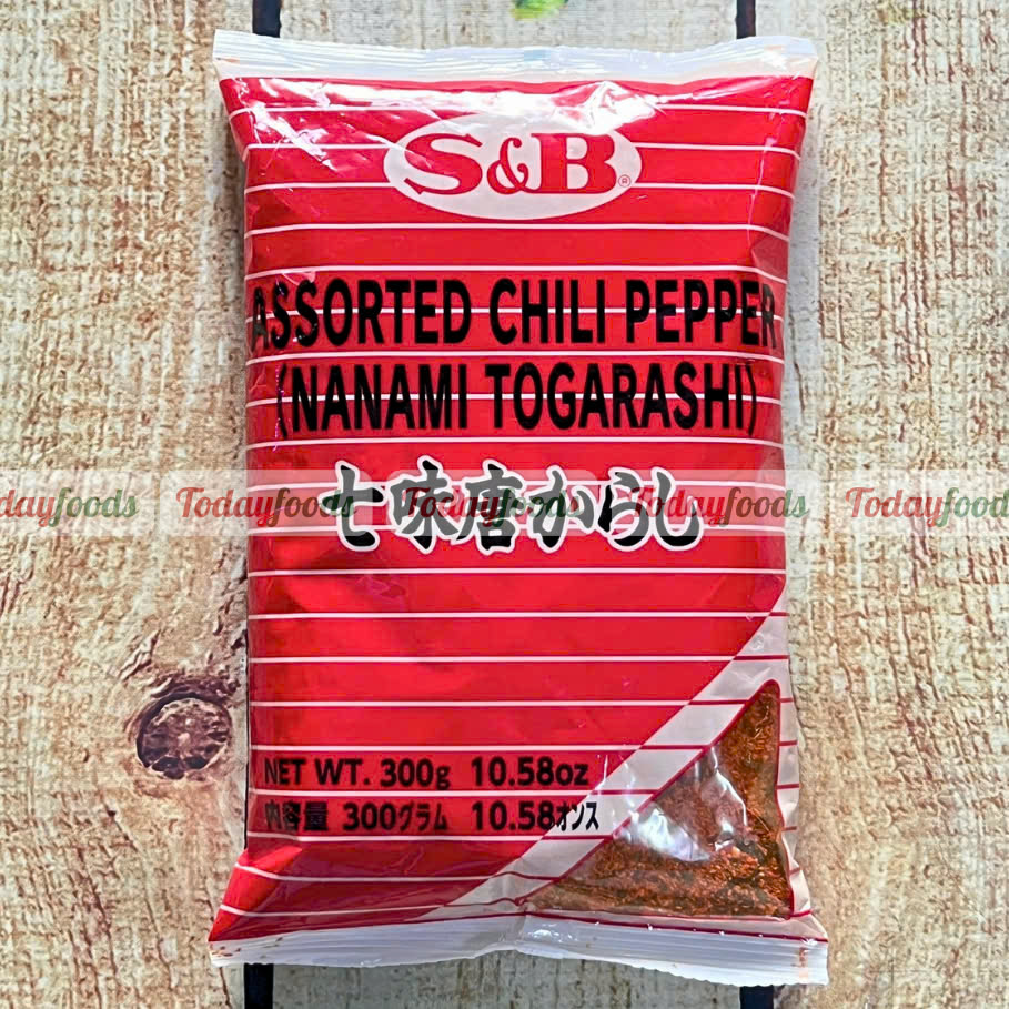 Bột Ớt 7 vị Nanami Togarashi S&B (Nhật Bản) gói 300G - Assorted Chili Pepper