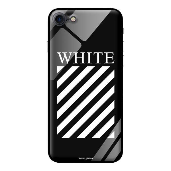 Ốp kính cường lực cho iPhone 7 Trắng - Hàng chính hãng