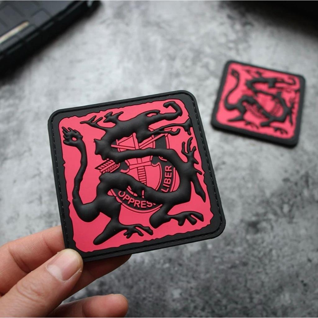 Patch_velcro PVC Ronin chiến thuật gắn quần áo_ba lô_túi xách