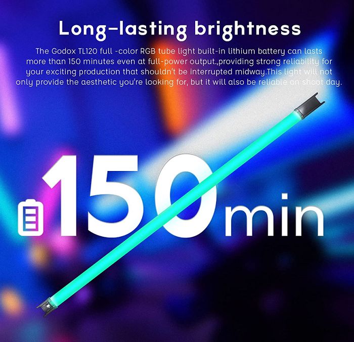 Đèn led Tube Light Godox TL120 RGB Hàng Chính Hãng