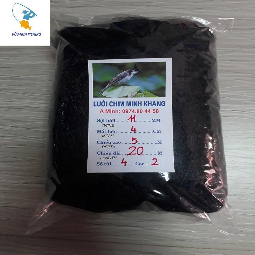 Lưới bẫy chim chào mào dài 20m cao 5m