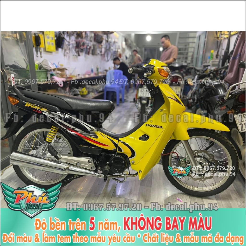 Tem rời Wawe vàng đen bạc crom  -1