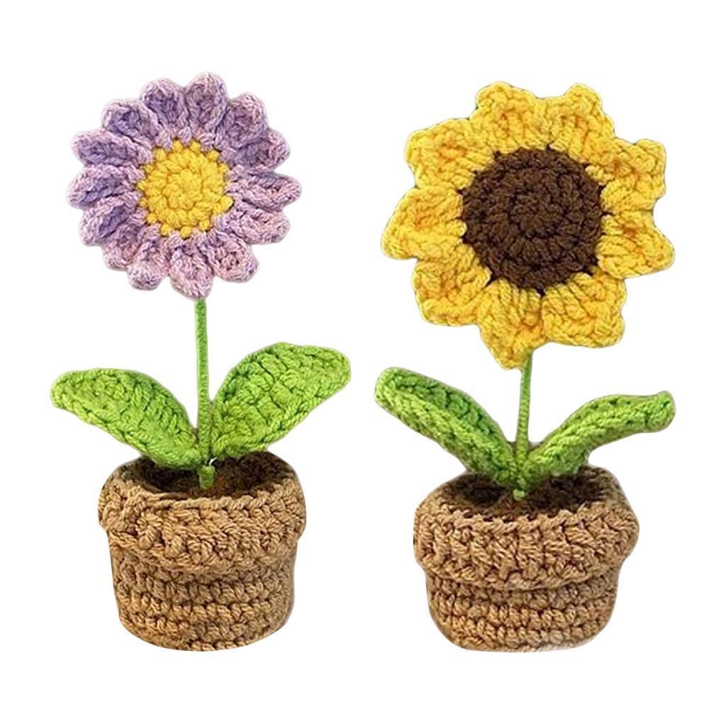 Handmade DIY Beginner Crochet Kit for Adults Kids Includes Yarn