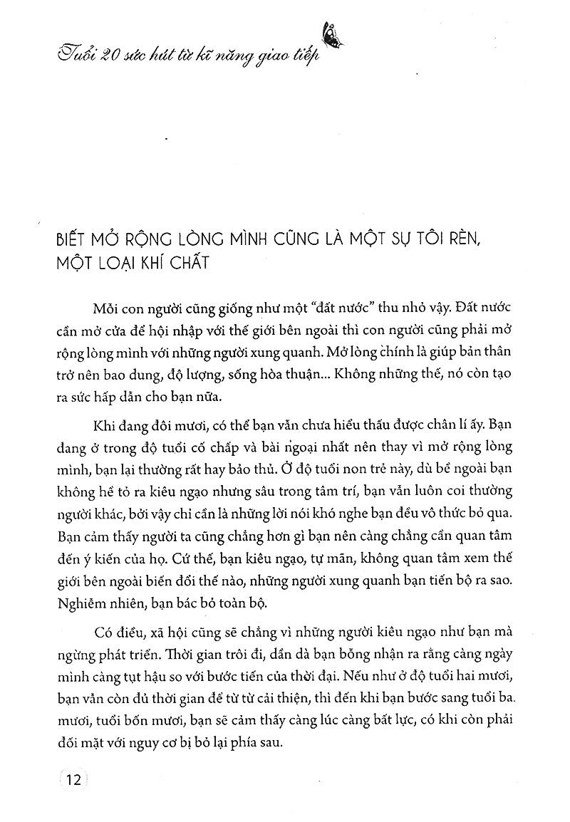 Sách Tuổi 20 - Sức Hút Từ Kỹ Năng Giao Tiếp