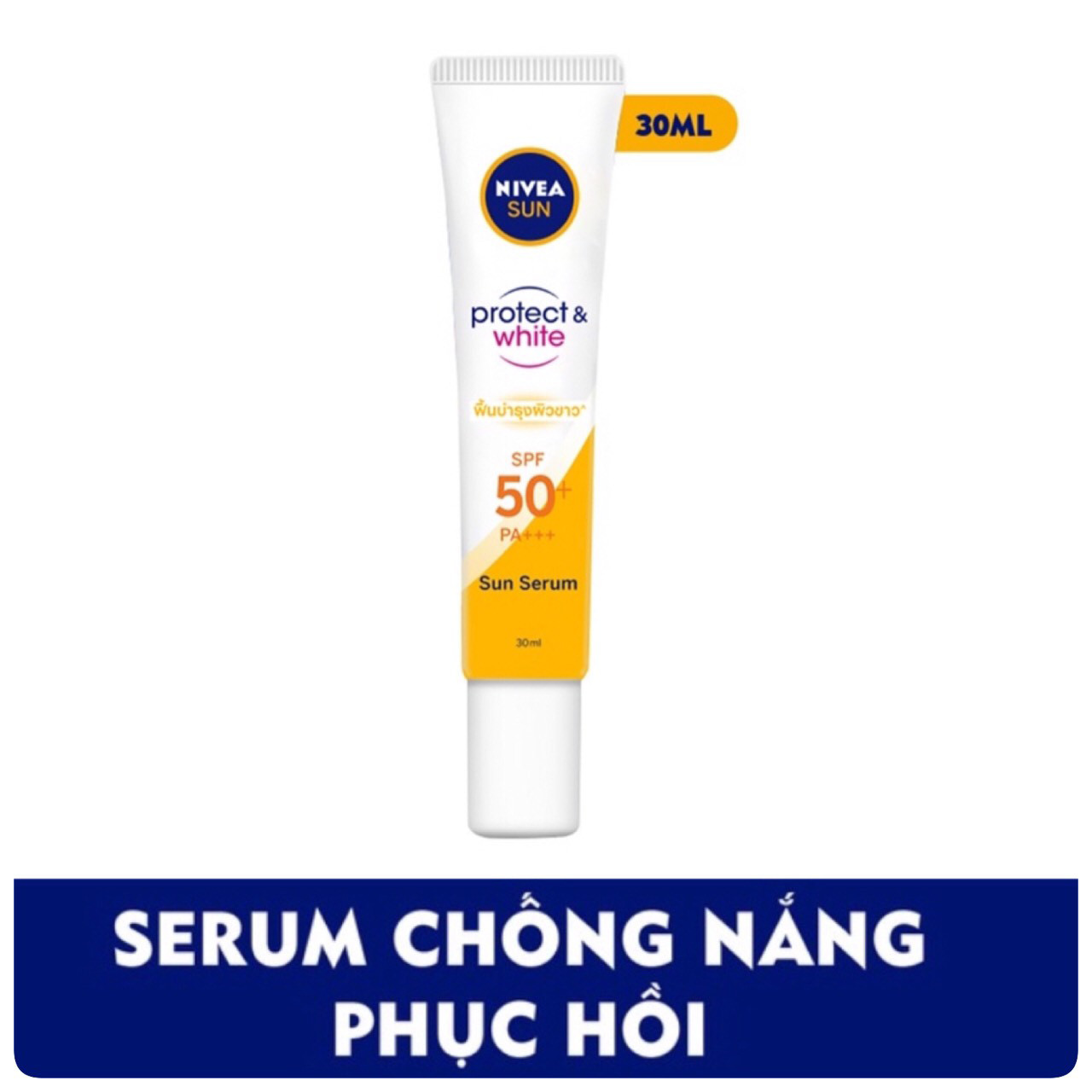 Bộ Đôi Serum Chống Nắng NIVEA Dưỡng Trắng &amp; Phục Hồi SPF50+ PA+++ (30ml*2)