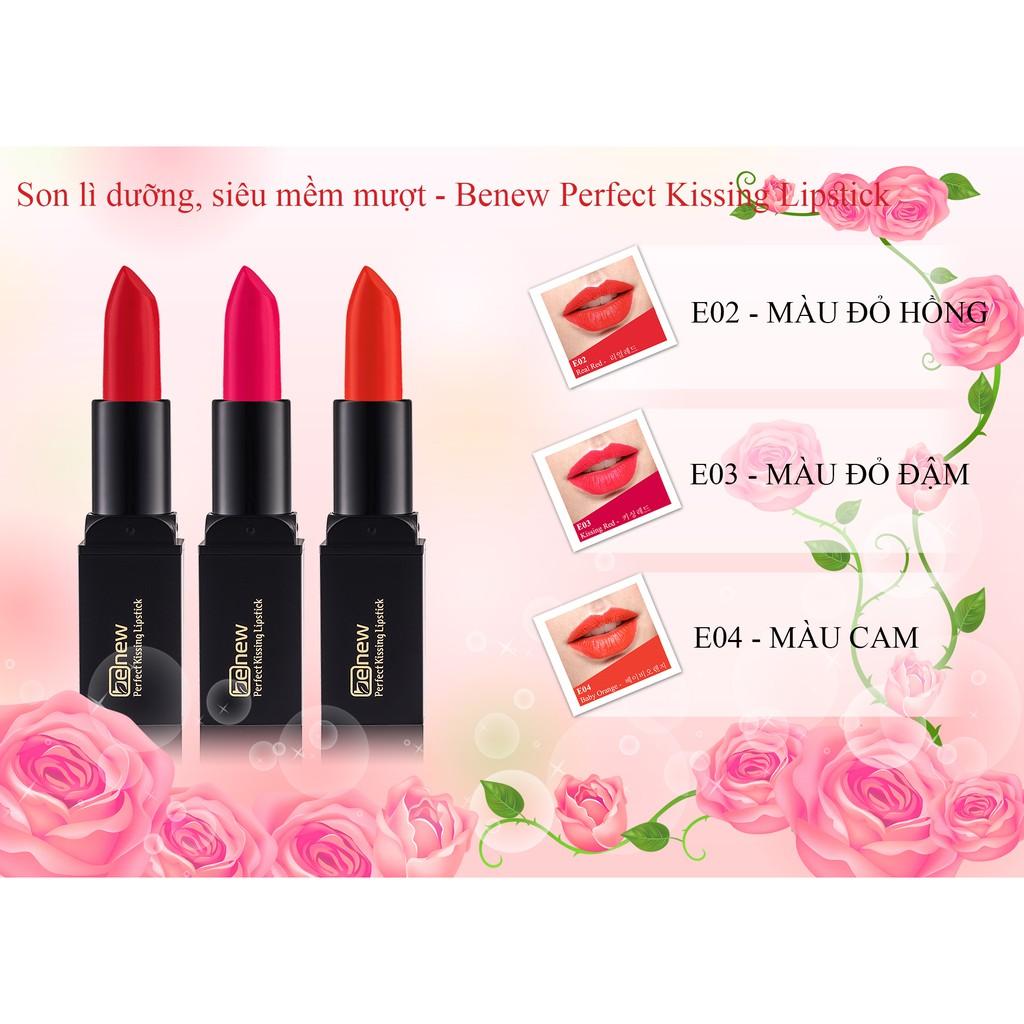 Son lì dưỡng, siêu mềm mượt - Benew Perfect Kissing Lipstick Hàn Quốc