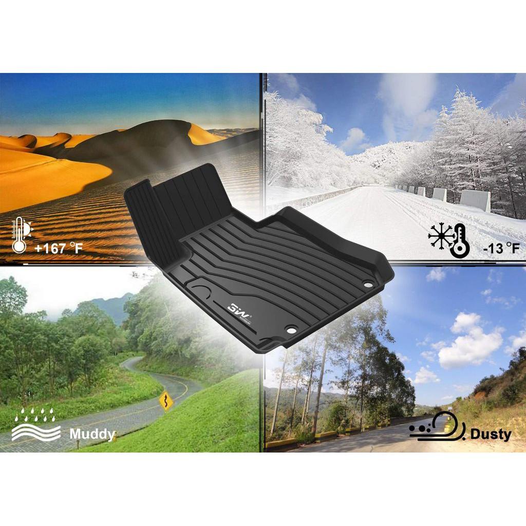 Thảm lót sàn Mercedes A Nhãn hiệu Macsim 3W chất liệu nhựa TPE đúc khuôn cao cấp - màu đen