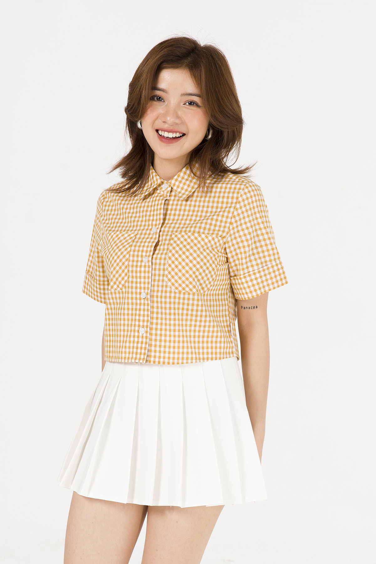 Áo croptop túi ốp VIEN TRAN V61H20H009-C1527