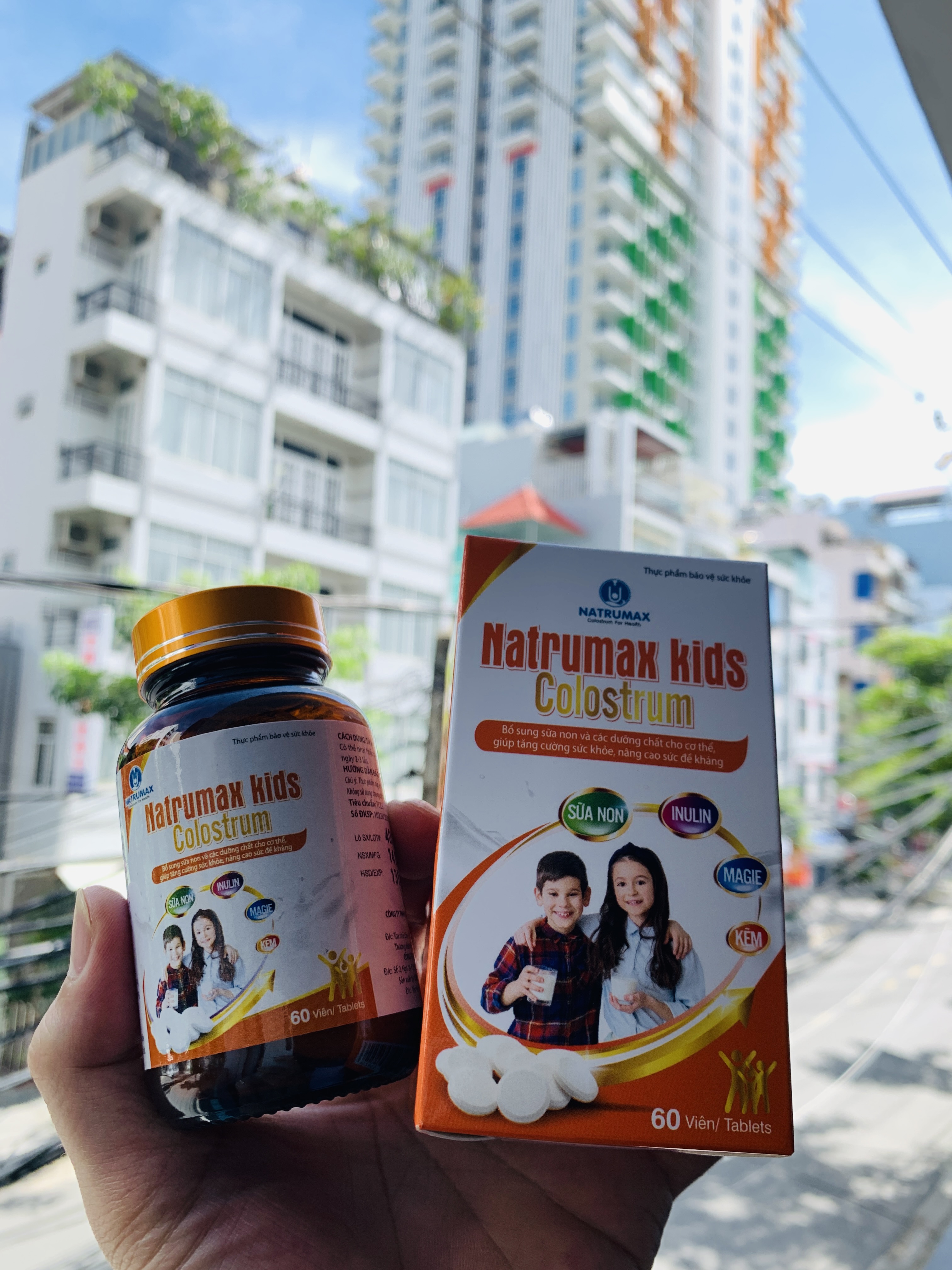 SỮA VIÊN NATRUMAX KIDS COLOSTRUM 60VIÊN - DÀNH CHO TRẺ TRÊN 2 TUỔI