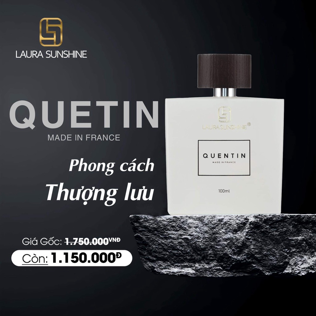 Nước hoa nam Laura Paris 05 Quentin 100ml - Nước hoa Laura Sunshine Nhật Kim Anh mùi số 5 (100ml)