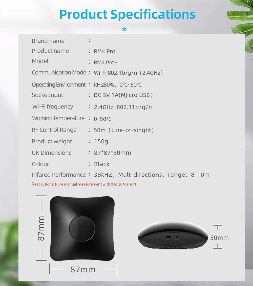 Trung tâm điều khiển nhà thông minh RM4 PRO