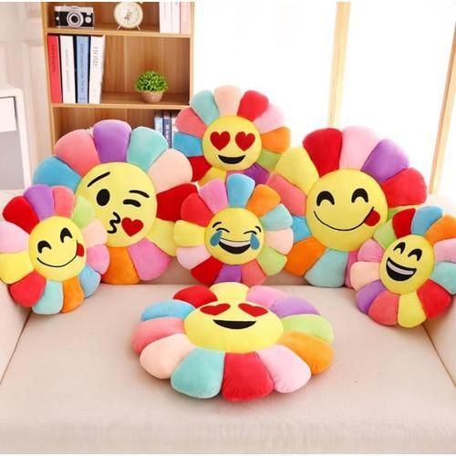Gối vải bông hình hoa mặt trời