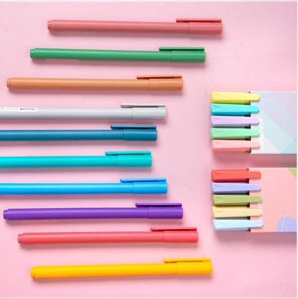 Hộp 5 bút gel nhiều màu sắc dễ thương