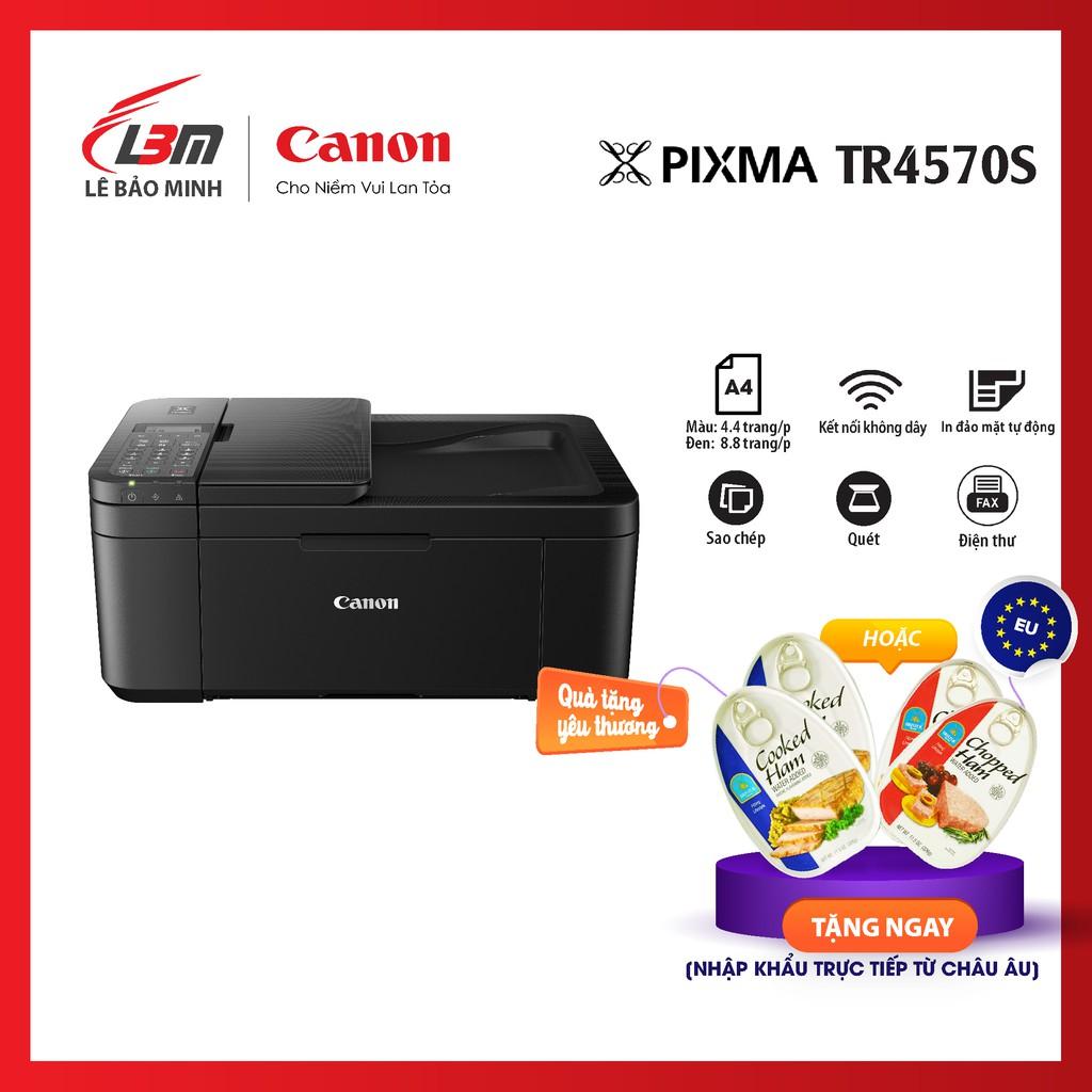 Máy In Phun Màu Đa Chức Năng Canon TR4570S - Chính hãng