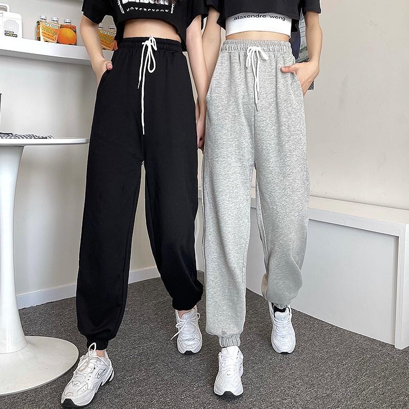 Quần jogger nữ ,quần jogger unisex thể thao,form rộng chất len tổ ong dày dặn, bo gấu, basic phong cách QN003