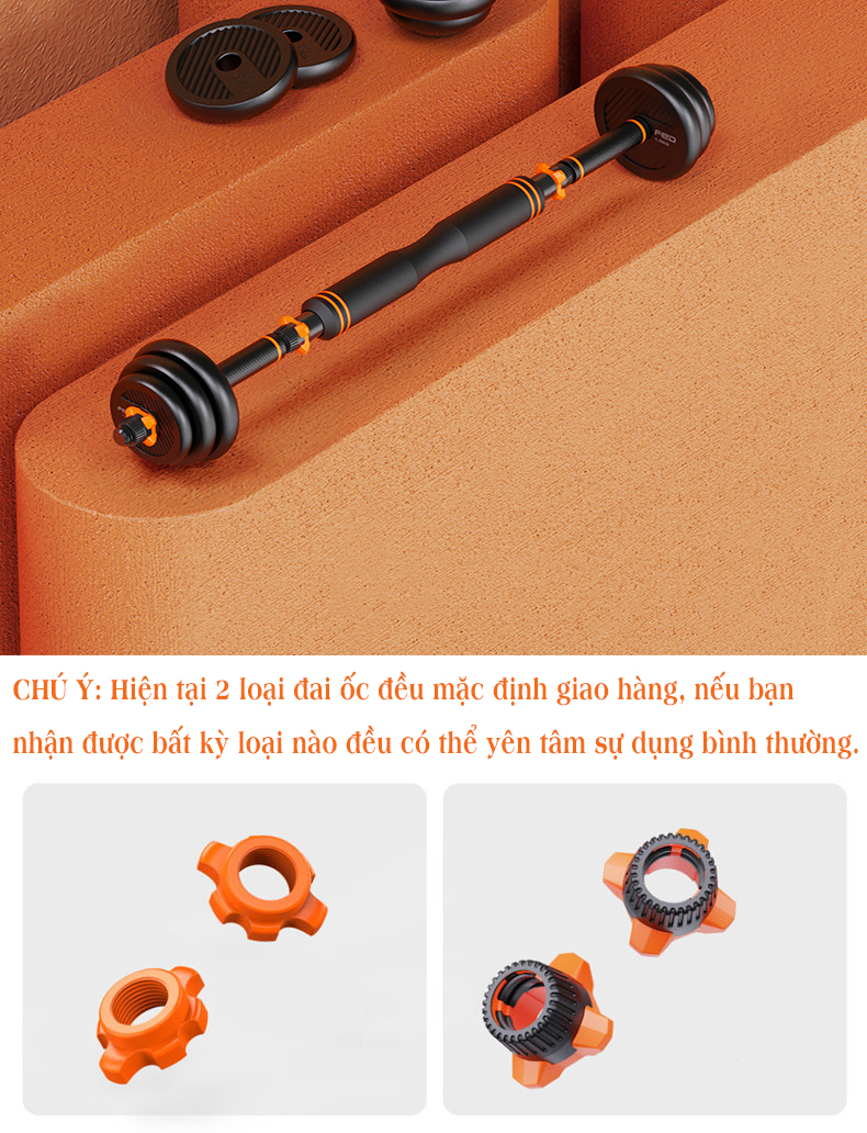 Bộ Tạ Tay Composite FED-1302 Loại 30KG