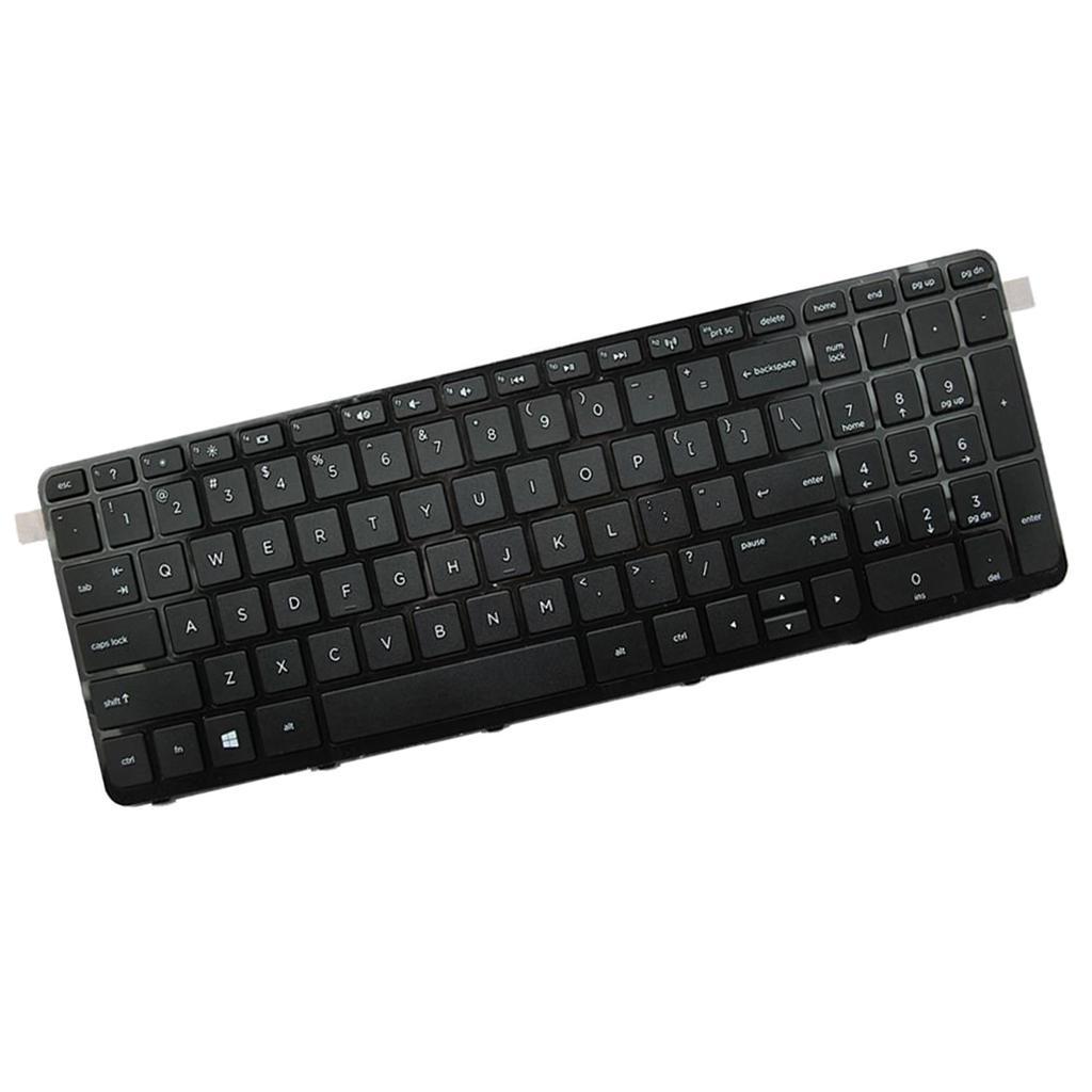For HP Pavilion 15--n 15-g 15-r Series Laptop Keyboard Black With Frame
