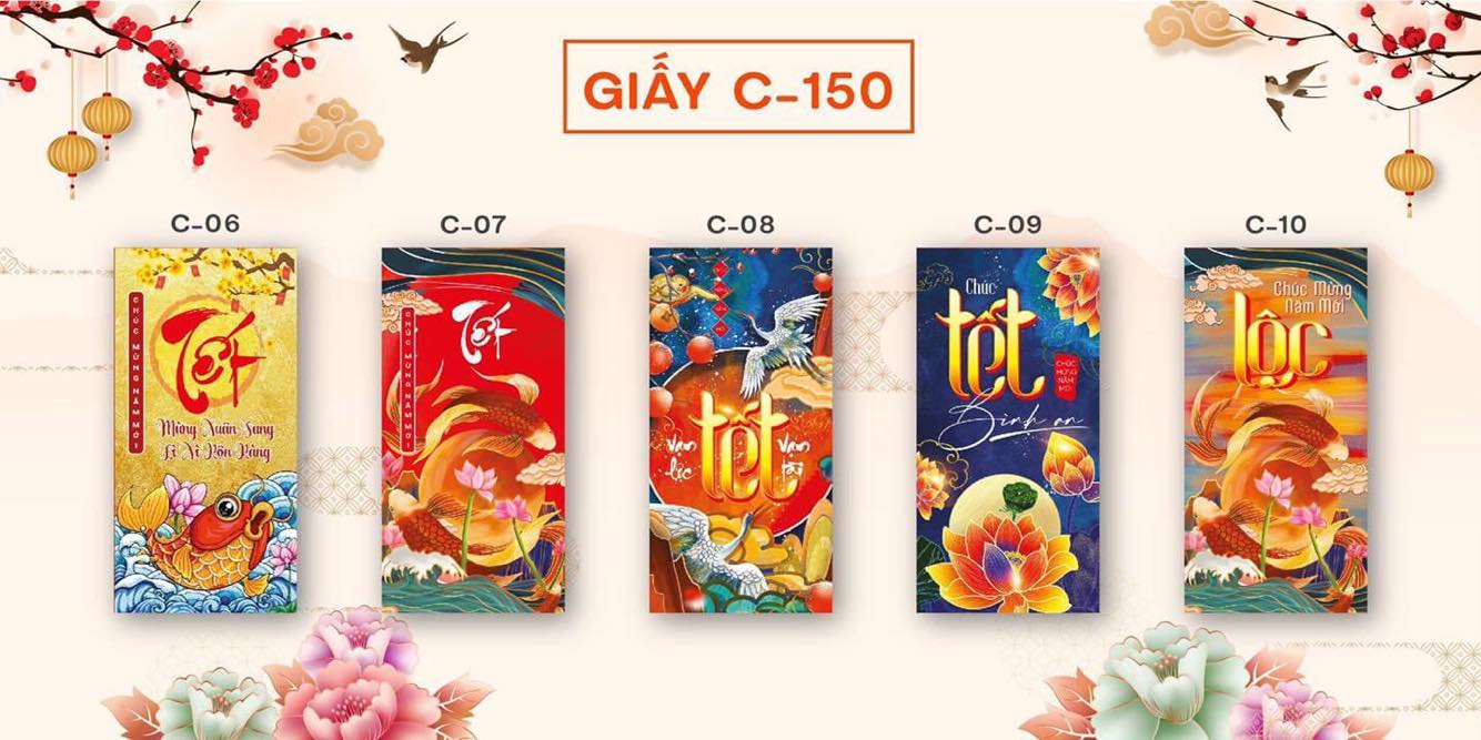 Combo bao lì xì 2021 bóng đẹp Tết Trâu nhiều mẫu ngẫu nhiên