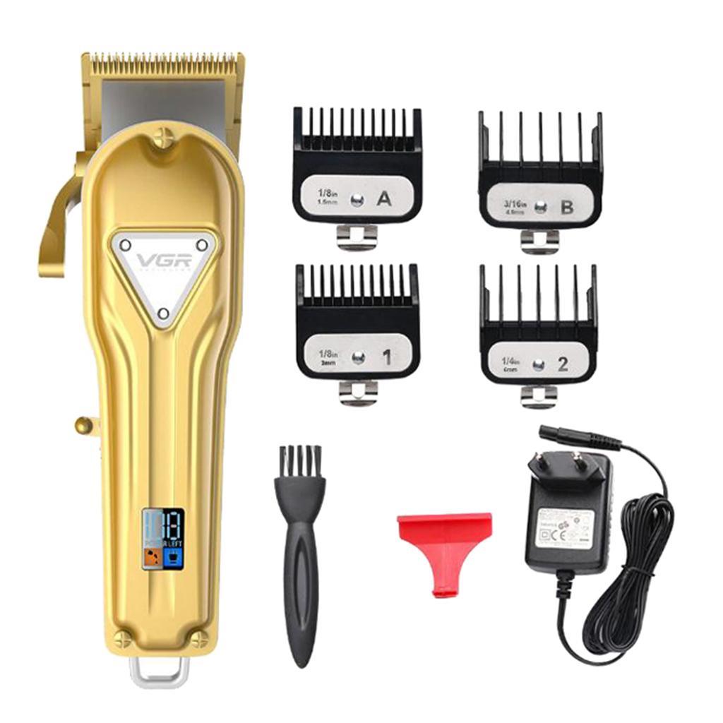 Men Electric LCD Hair Clipper Trimmer Haircut Machine Barber Home Shaver EU