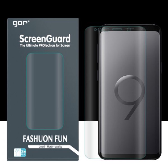 Bộ 4 miếng Dán Dẻo Gor Cho Galaxy S9 (dán Full màn hình) - Hàng nhập khẩu