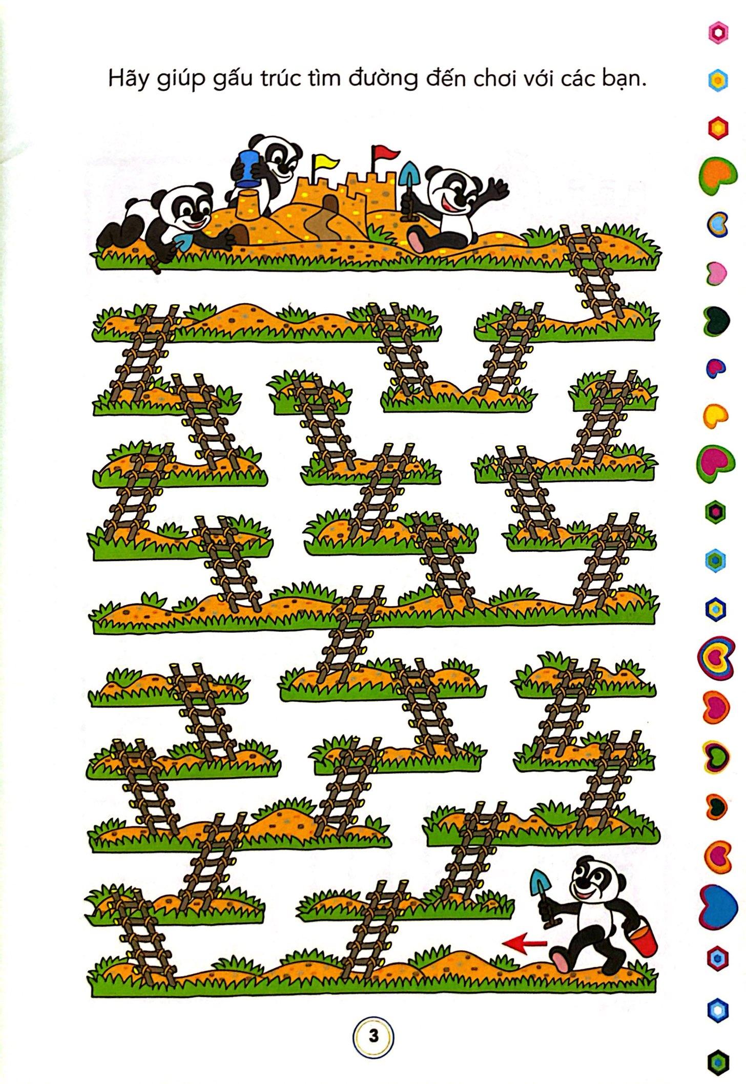 Sách - Rèn Trí Thông Minh - Bé Tìm Đường - Tập 1