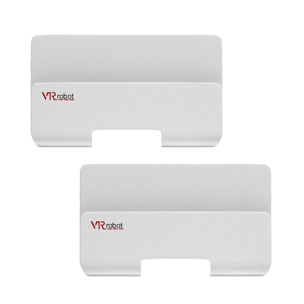 2Pack Wall-Mounted Phone Charging Support Convenience Cell Phone Holder For iPhone 6 7 8 Plus ,iPad,Tablet White