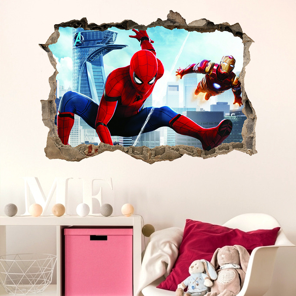 Decal Dán Tường Người Nhện Spider Man Siêu Anh Hùng Avengers mẫu 9