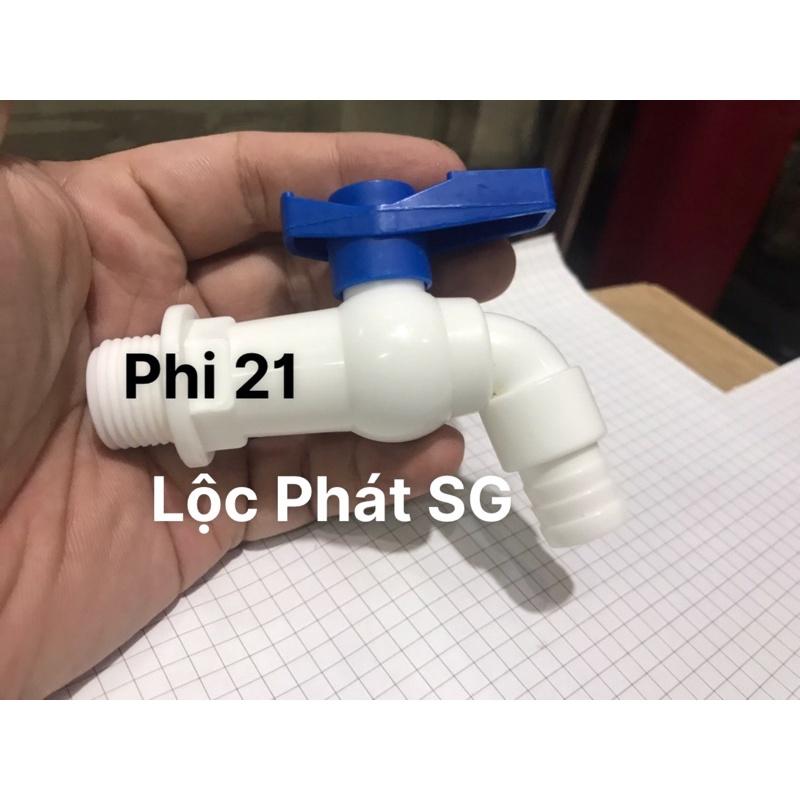 Vòi nước, vòi hồ nhựa - phi 21, 27