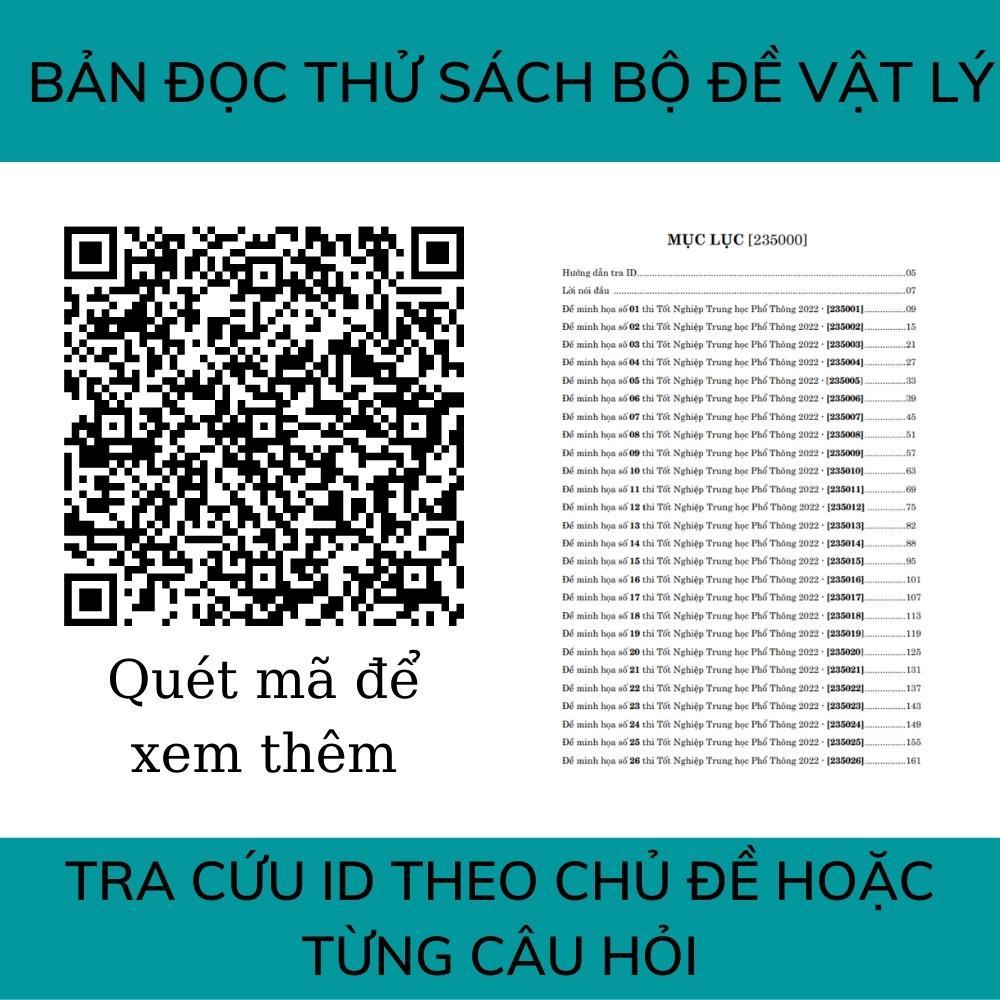 Sách 50 bộ đề minh hoạ môn Vật lý luyện đề ôn thi thpt quốc gia bản mới nhất moonbook