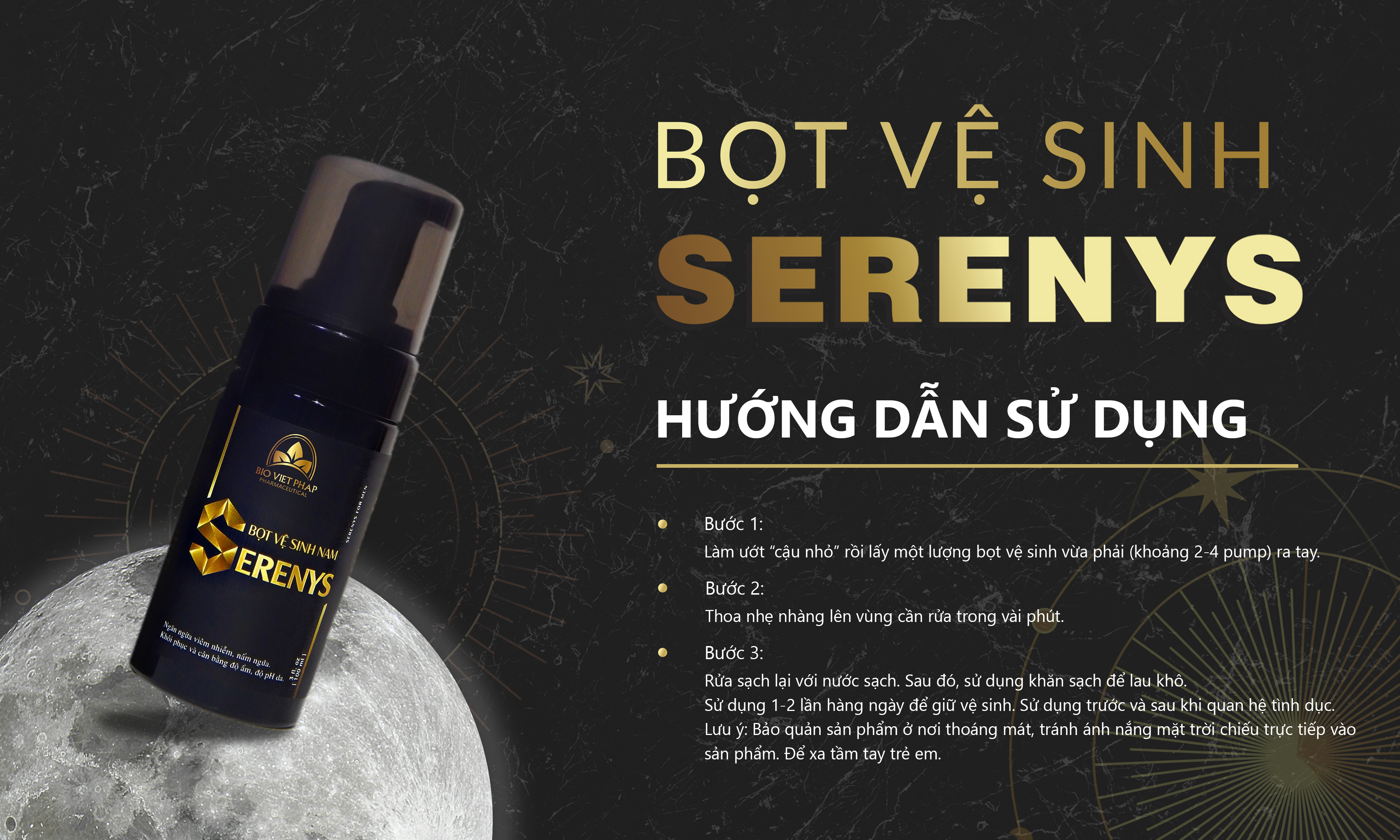 Bọt vệ sinh nam Serenys 100ml