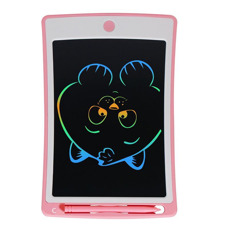 Phong cách mới nhất tùy chỉnh bảng viết LCD 8,5 inch màu bảng vẽ trẻ em vẽ graffiti bảng vẽ bảng ghi nhớ tin nhắn bảng vẽ điện tử