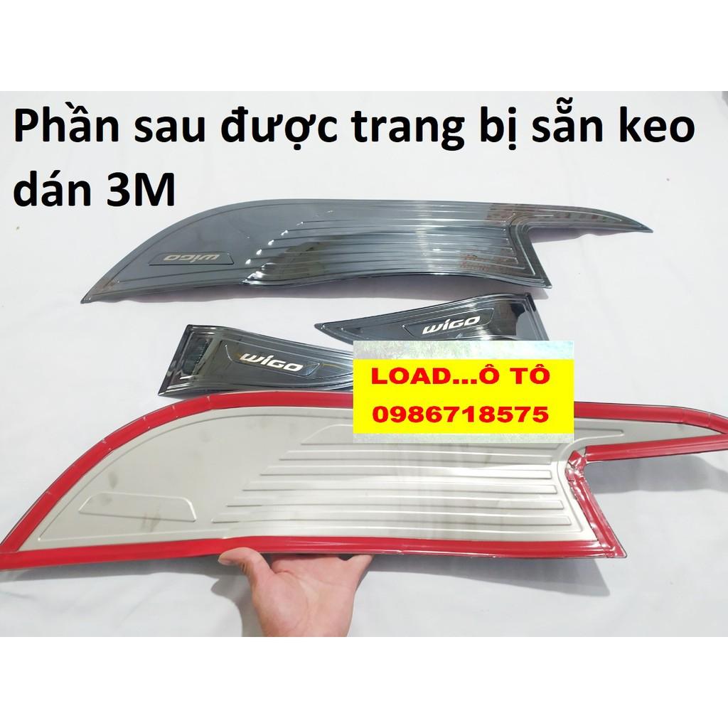 Ốp Tapli Cánh Cửa Toyota WIGO 2023-2018 vân titan xước cao cấp
