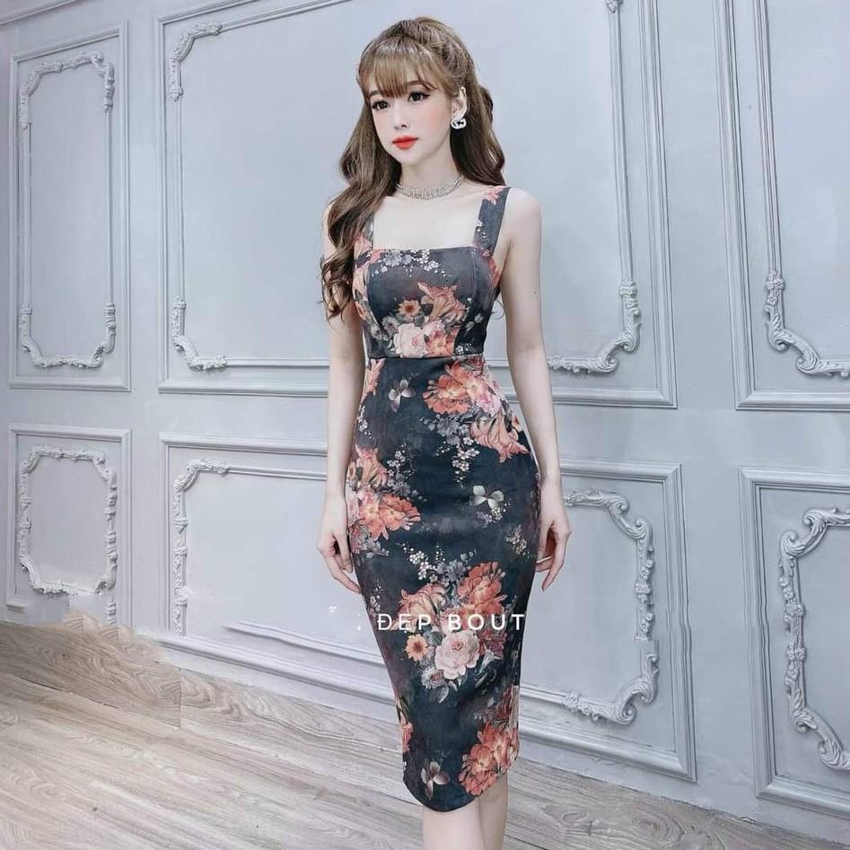 Váy Đầm Body 2 Dây Bản Lớn,Cực Xịn Xò,Có Mút Ngực,Màu Sắc Nhã Nhặn Thật Sự Phù Hợp Để Tới Công Sở, Đi Làm Hoặc
