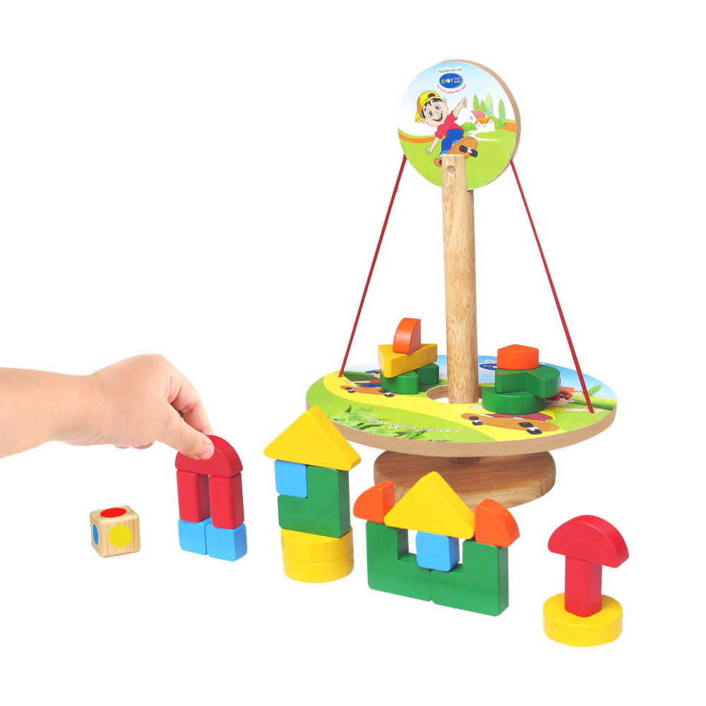 Đồ chơi cân đĩa cho bé - Đồ chơi gỗ Winwintoys