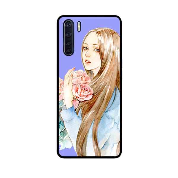 Hình ảnh Ốp Lưng in cho Oppo A91 Mẫu Girl Anime 14 - Hàng Chính Hãng