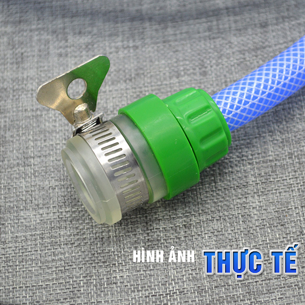 Đầu cút nối nhanh cho vòi nước ra dây ống nước mềm từ 14 hoặc 20mm dùng tưới cây hay rửa xe MIHOCO