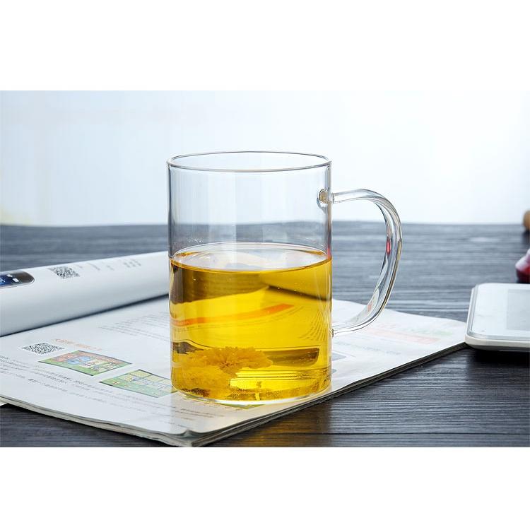 Cốc trà có quai 100ml - Cốc trà thủy tinh chịu nhiệt cao cấp Borosilicate, hàng xuất Âu