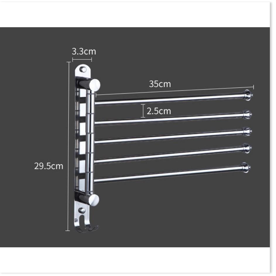 Giá Treo Khăn Cao Cấp SUS304 5 Tầng - Gia Dụng SG