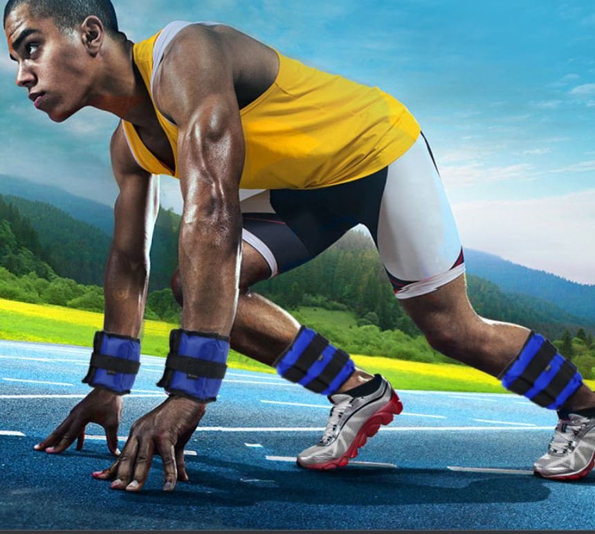 Cặp Tạ Đeo Chân,Tạ đeo cổ chân, cổ tay hỗ trợ tập thể thao, tập gym, chạy bộ,Tạ ôm chân hạt kim loại êm không đau