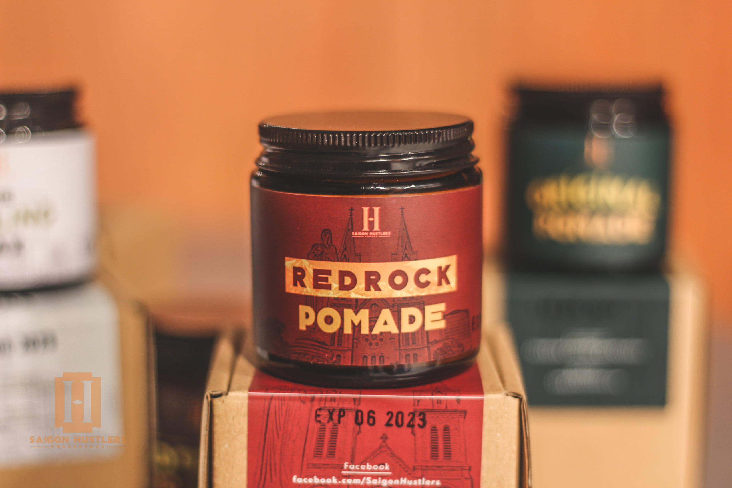 Sáp Vuốt Tóc Red Rock Pomade - Saigon Hustlers Pomade