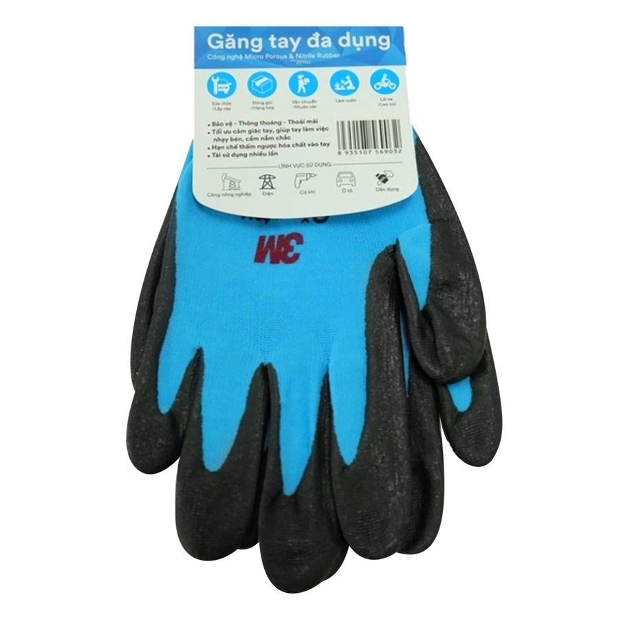 Găng Tay Đa Dụng 3M S033004322 - Xanh Dương