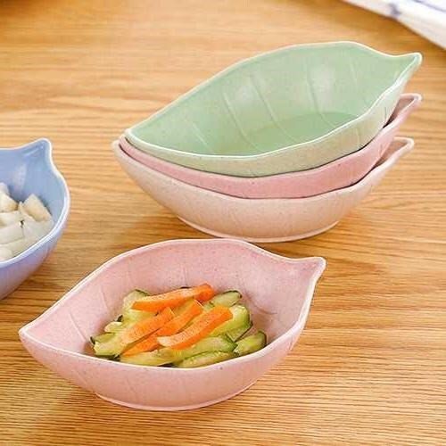 1 Cái Chén Bát Đựng Gia Vị Hình Chiếc Lá Dĩa Đựng Nước Chấm Dễ Thương H127 - Egreen Dùng 1 Lần