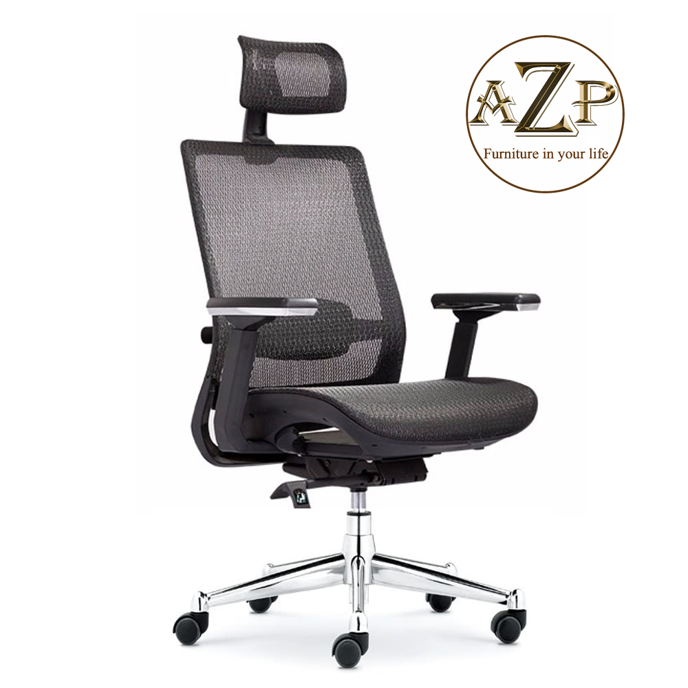 Ghế Giám Đốc AZP FURNITURE Ergonomic AZP-9106 Phân Khúc Cao Cấp - Dòng Full Lưới - Best Choice Hỗ trợ Lưng